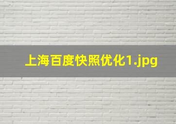 上海百度快照优化