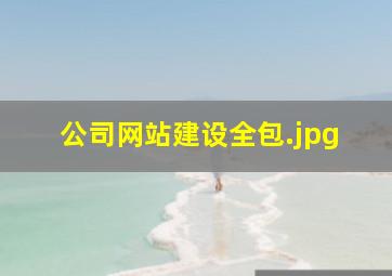 公司网站建设全包