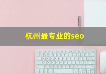 杭州最专业的seo