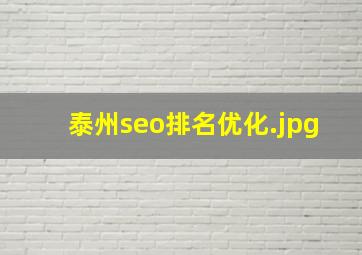 泰州seo排名优化