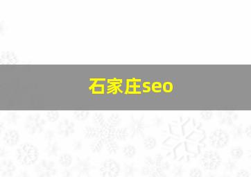 石家庄seo