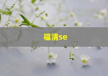 福清se