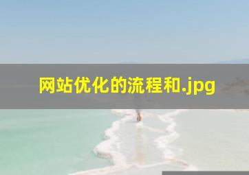 网站优化的流程和
