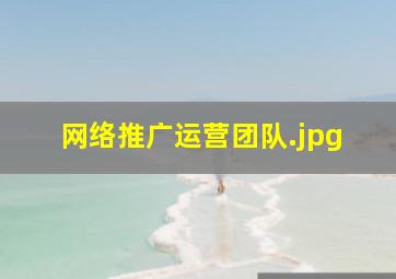网络推广运营团队