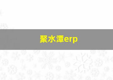 聚水潭erp