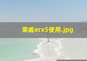 荣威erx5使用