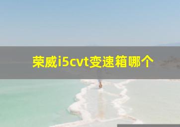 荣威i5cvt变速箱哪个