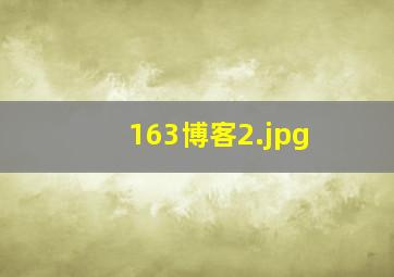 163博客