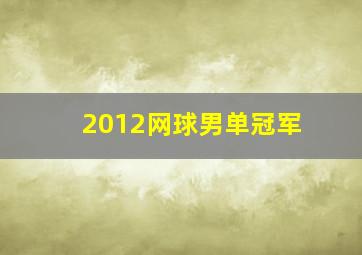 2012网球男单冠军