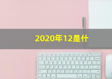 2020年12是什