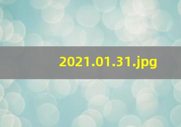 2021.01.31