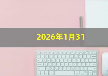 2026年1月31
