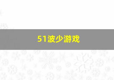51波少游戏