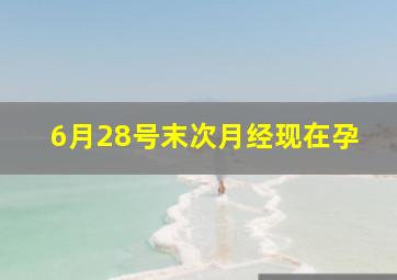 6月28号末次月经现在孕