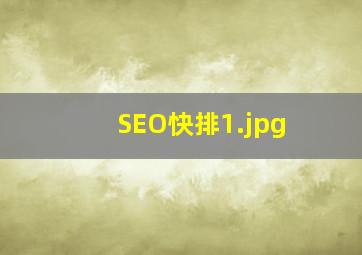 SEO快排