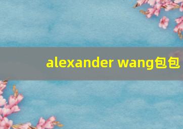 alexander wang包包