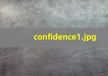 confidence