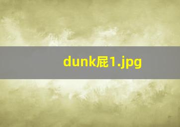 dunk屁