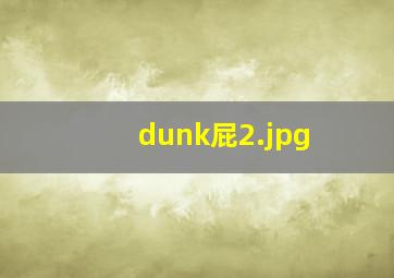dunk屁