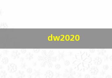 dw2020