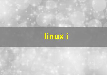 linux i