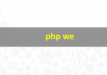 php we