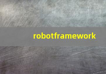 robotframework+