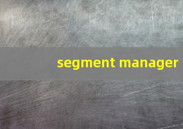 segment manager
