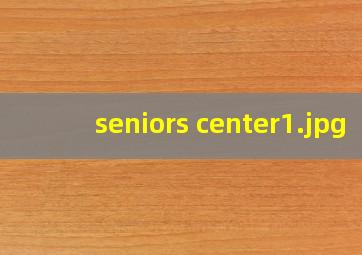 seniors center