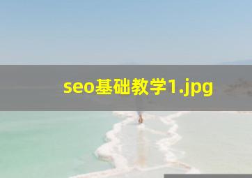 seo基础教学