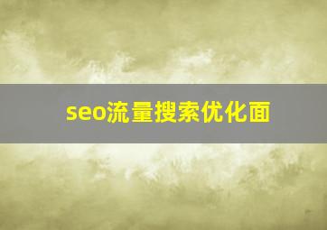 seo流量搜索优化面