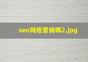 seo网络营销哪