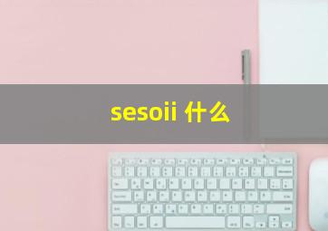 sesoii 什么