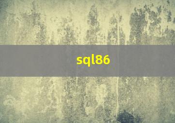 sql86