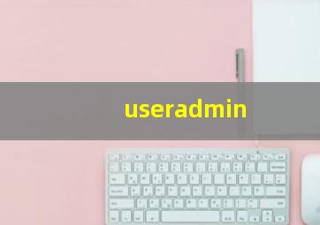 useradmin