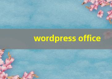wordpress office