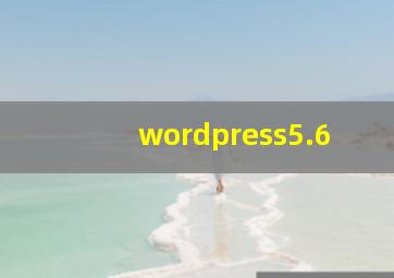wordpress5.6